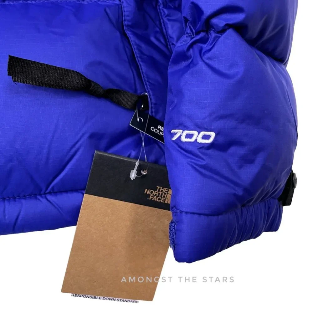 The North Face 1996 Retro Nuptse 700 Lapis Blue Puffer Jacket - Picture 13 of 15